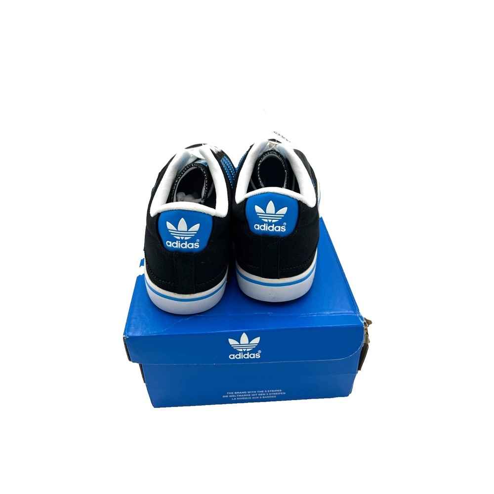 Adidas Kids Rayado J Shoes‎ Sneakers Skateboard  Size 7 Black & Blue - Picture 2 of 5